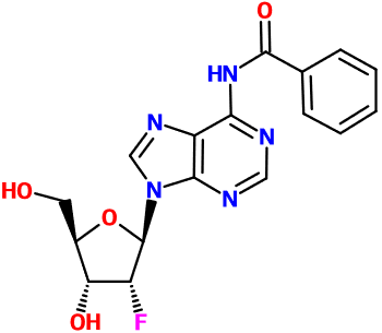 MC081322 N6-Benzoyl-2'-fluoro-2'-deoxyadenosine (图片) MC081322 N6-Benzoyl-2'-fluoro-2'-deoxyadenosine